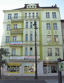 Facade onto Gdańska street