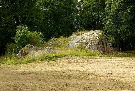 Andromeda Cliff feature (remains) in Ulriksdal Palace park