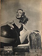 Audrey Totter pin-up from August 1945