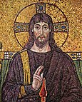 Jesus portrayed as a Greco-Roman priest and king.