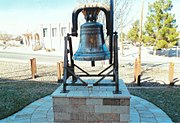 St. Cecilia’s Catholic Church Bell located in the Copper Art Museum.