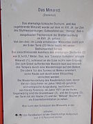 Description plaque in German on site.