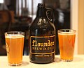 Image 41A growler of beer from Flounder Brewing, a nanobrewery in New Jersey, US (from Craft beer)