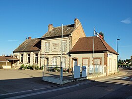 The town hall in Fouchères