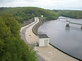 The dam of Gileppe, 'Barrage de Gileppe' (in French) or 'Stuwdam van Gileppe' (Dutch), located on the Gileppe river in Jalhay in Liege/Luik, Belgium. Uploaded Oct 19, 2014