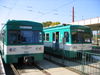 HÉV carriages near Szentendre