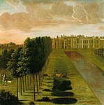 Hendrick Danckerts, the Hampton Court "Long Canal" when new, c. 1665, Royal Collection.[33]