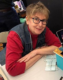 Jackie Craven at the Albany Book Festival, Albany, NY, September 14, 2019