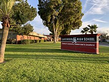 Exterior of Lakewood High School