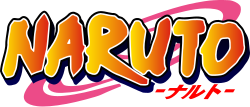 The Naruto franchise logo, where there is a yellow to orange gradient in each letter.