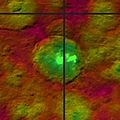 CROP - Bright "Spot 5" in Occator crater on Ceres