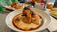 Shrimp and grits from Cochon Butcher in New Orleans