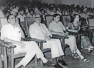 Rajiv Gandhi along with Sonia Gandhi