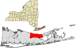 Location in Suffolk County