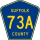 County Route 73A marker