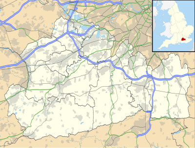 Location map Surrey