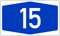 15号联邦高速公路 Bundesautobahn 15 shield}}