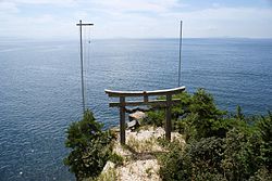琵琶湖与竹生岛上的都久夫须麻神社（日语：都久夫須麻神社）