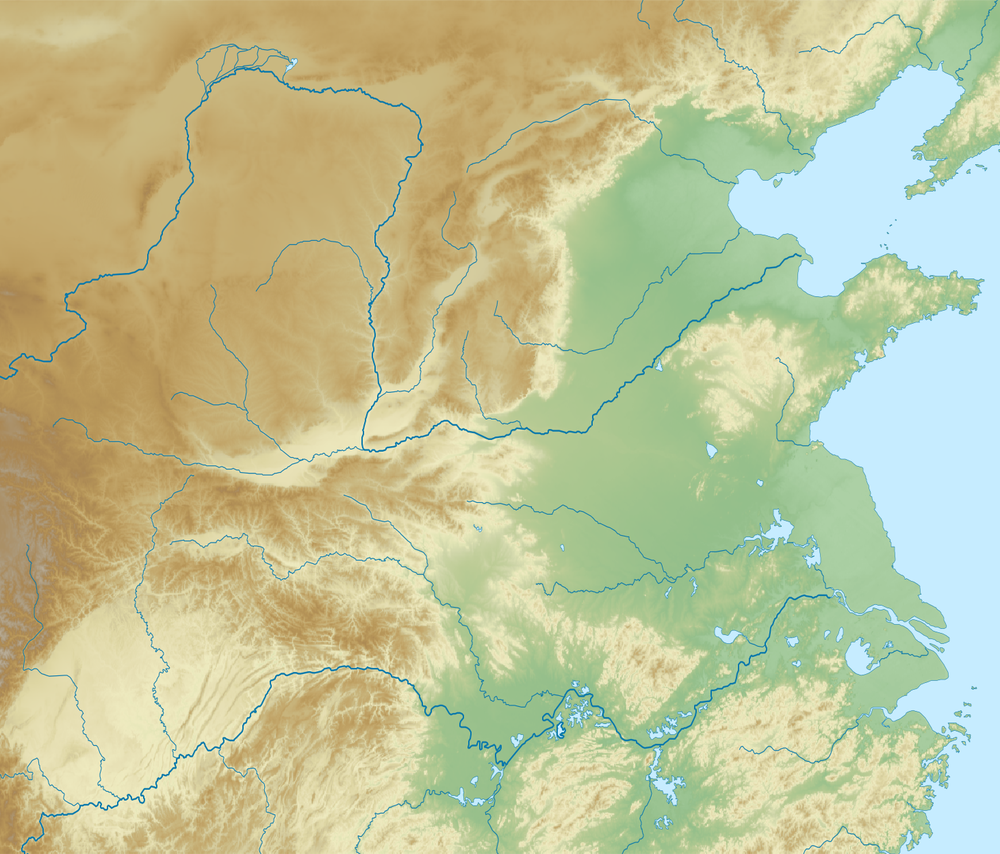 中国世界遗产列表在中国北部的位置