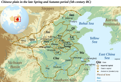Zhou dynasty in the 5th century BCE