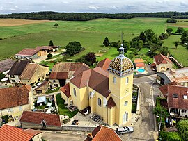 The church in Courcuire