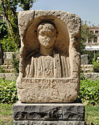 Roman era funerary relief of a man