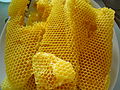 由蜂蠟製作的蜂房