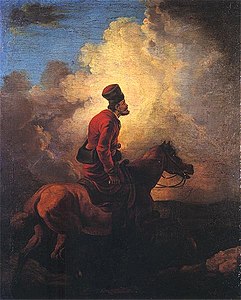 Cossack on Horseback, Aleksander Orłowski