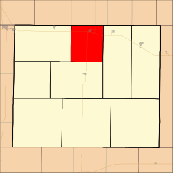 格伦菲尔德镇区在戈夫县的位置