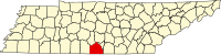 田纳西州林肯县地图