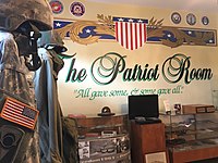 The Patriot Room at the museum.