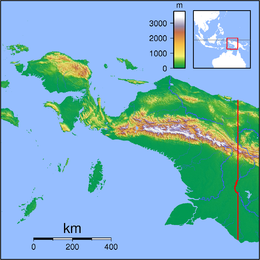 比亚克岛在巴布亚的位置