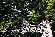 Front gates for the Halifax Public Gardens