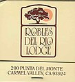 Robles Del Rio Lodge, Robles del Rio, Monterey County