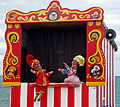 Image 23A traditional Punch and Judy booth, at Swanage, Dorset, England (from Culture of England)