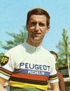 Tom Simpson in his 1966 cycling uniform