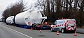 Image 13The Polish transport company Bedmet uses a special vehicle to transport two large silos. (from Road transport)