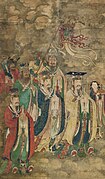 Celestial Emperor and attendants, Ming Dynasty.