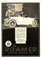 1920 Roamer advertisement