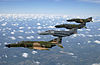 Formation of F-4 Phantom II fighter aircraft
