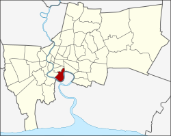 Khet location in Bangkok