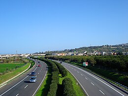 Autostrada A20 runs through the Italian island of Sicily linking Palermo to Messina