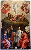 Transfiguration and Saints by Bernardino Campi