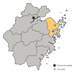 宁波市地理位置