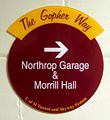 Gopher Way signage at the University of Minnesota.