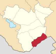 Location in the Elizavetpol Governorate