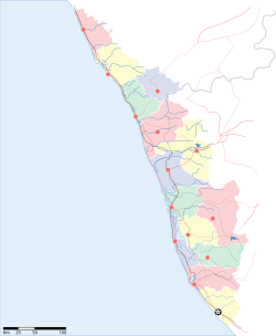 喀拉拉邦地图