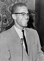 Malcolm X in March, 1964