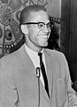 Image 1 Malcolm X Photo credit: Ed Ford, New York World-Telegram and Sun Malcolm X was an American Black Muslim minister and a spokesman for the Nation of Islam. Born Malcolm Little, he changed his surname to "X" as a rejection of his "slave name". Tensions between him and the Nation of Islam caused him to break from the group in 1964. He claimed to have received daily death threats and his house was burned to the ground in February 1965. One week later, Malcolm X was assassinated, having been shot in the chest by a sawed-off shotgun and 16 times with handguns. Three members of the Nation of Islam were convicted. More selected portraits