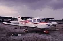 Aircraft parked at Tri-City Airport in December 1966